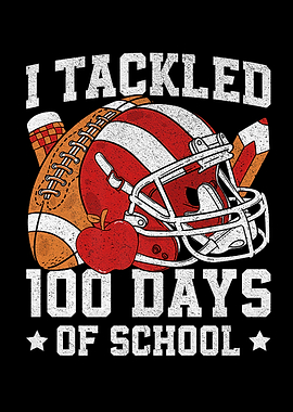 100 Days of School Football