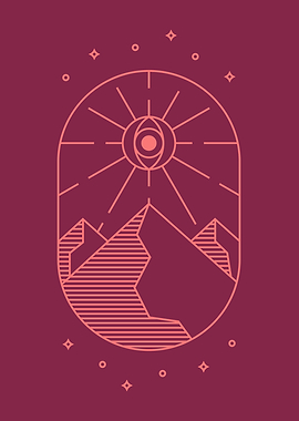 All-Seeing Eye Mountain Maroon