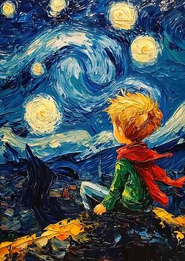 The Little Prince Starry Night