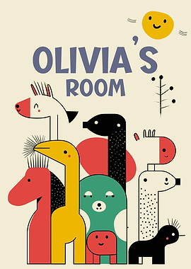 Olivia's Room Animal Art