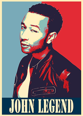 John Legend Pop Art Poster