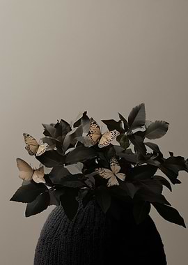 Butterflies on Leaves