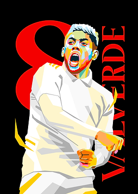 Fede Valverde Pop Art