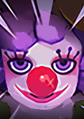 Creepy Clown Portrait