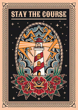 Lighthouse Tattoo Flash