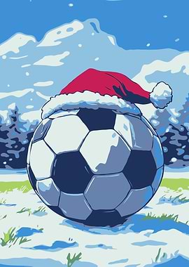 Santa Claus Soccer Ball