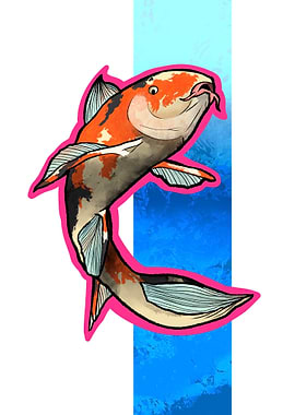 Koi Fish Illustration