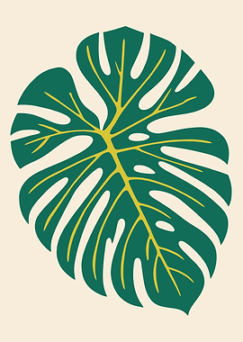 Tropical Leaf Illustration