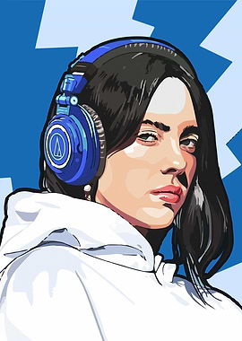 Billie Eilish Digital Art