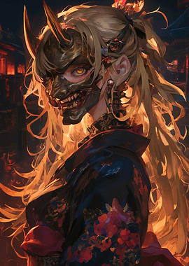 Demon Mask Woman
