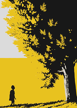 Silhouette Under Tree