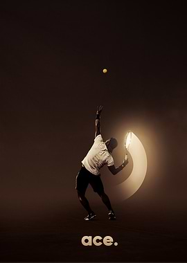 Tennis Poster - Ace