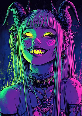 Neon Demon Girl