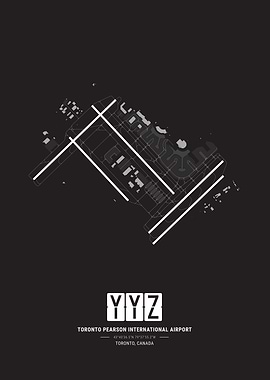 Toronto Pearson Airport Map