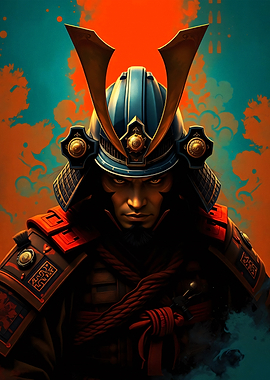 Samurai Warrior Portrait