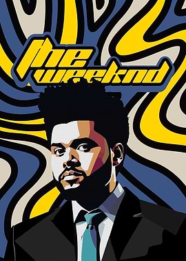 The Weeknd Pop Art Portrait