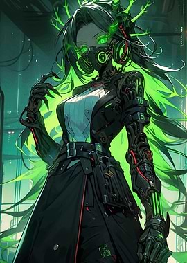 Cyberpunk Anime Girl