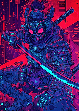 Cyberpunk Samurai