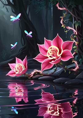 Mystical Lotus Flower of Wonder