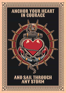 Anchor Heart Courage