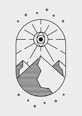 All-Seeing Eye Mountain White