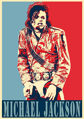 Michael Jackson Pop Art Poster
