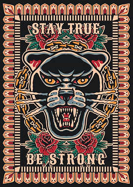 Panther Tattoo Design