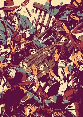 Wild West Poker Showdown