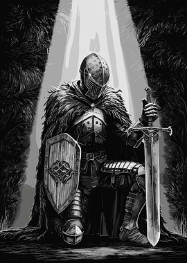 Knight in Prayer