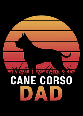 Cane Corso Dad Sunset