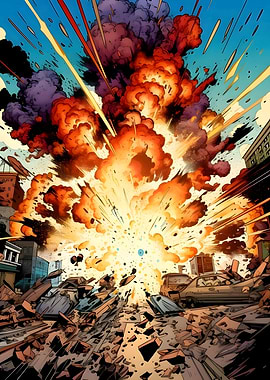 Comic Book Explosion