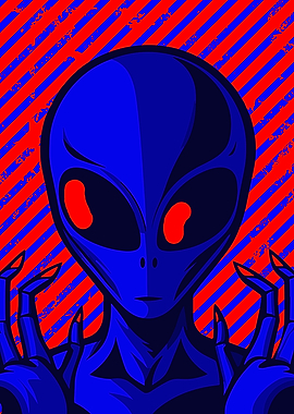 Trippy alien