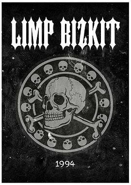 Limp Bizkit Skull Poster