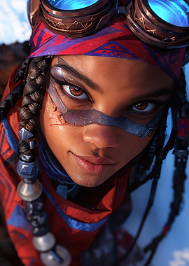 Cyberpunk Female Character