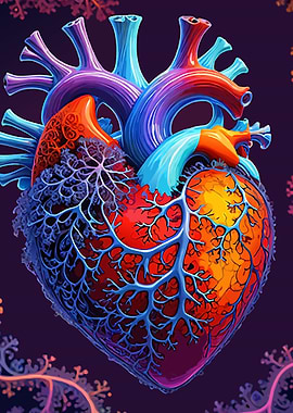 Anatomical Heart Art