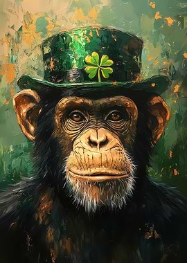 Saint Patrick's Day Chimp