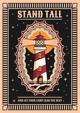 Lighthouse Motivational Poster