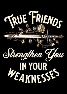 True Friends Quote