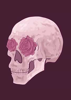 Rose Quartz Skull