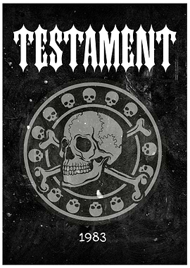 Testament 1983 Skull Logo