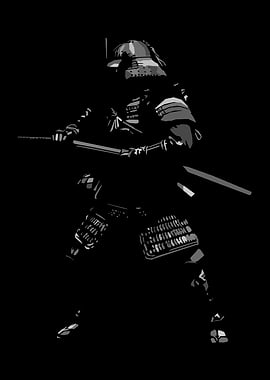 Samurai Warrior Silhouette