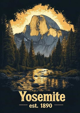 Yosemite National Park est 1890