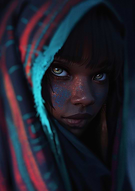 Woman with Green Eyes
