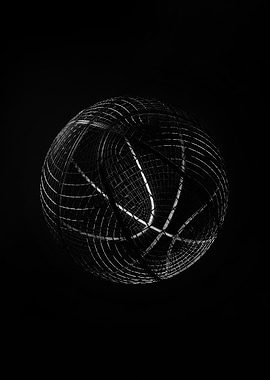 Wireframe Basketball