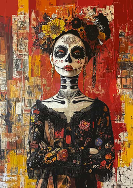 Original Day of the Dead Woman