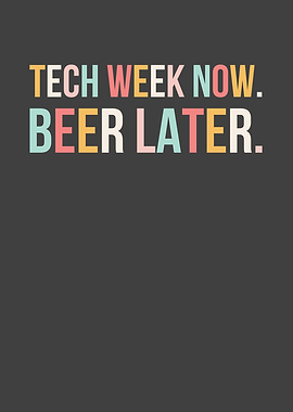 Tech Week Beer Poster