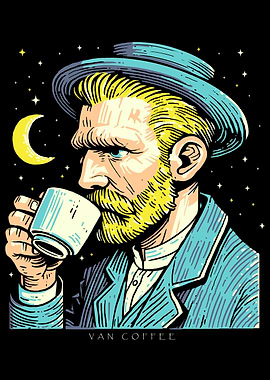 Van Gogh Coffee Art