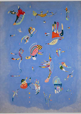 Abstract Blue Painting