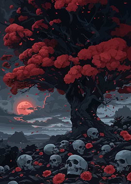 Blood Moon Tree