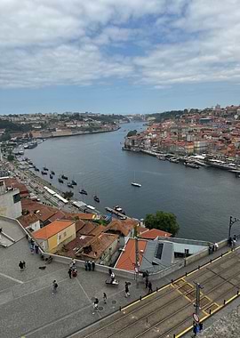 Riverfront Cityscape